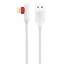 Кабель Lightning - USB 1.2м - XIPIN LX19, 2.4A, белый, Г-образный