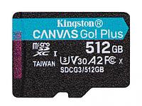 512Gb - Kingston MicroSDHC 170R A2 U3 V30 Canvas Go Plus SDCG3/512GBSP (Оригинальная!)