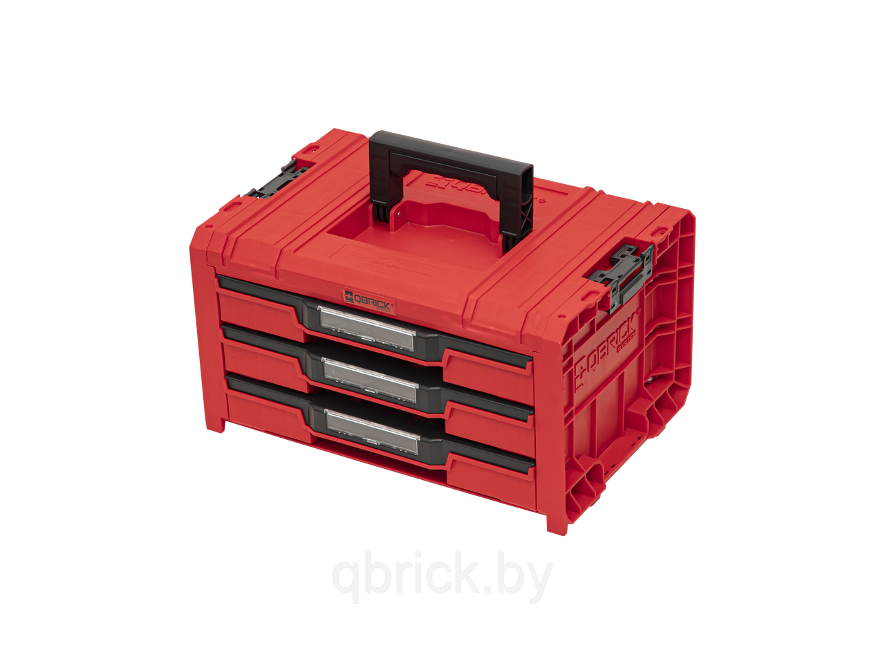 Ящик для инструментов Qbrick System PRO Drawer 3 Toolbox Expert Red Ultra HD, красный