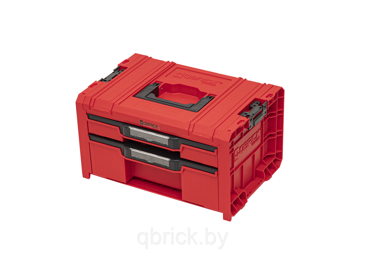 Ящик для инструментов Qbrick System PRO Drawer 2 Toolbox Expert Red Ultra HD, красный