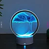 Лампа- ночник "Зыбучий песок" с 3D эффектом Desk Lamp (RGB -подсветка, 7 цветов) / Песочная картина, фото 7
