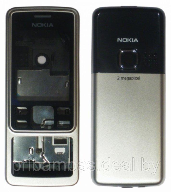 Корпус для Nokia 6300 серебристый совместимый - фото 1 - id-p214203533
