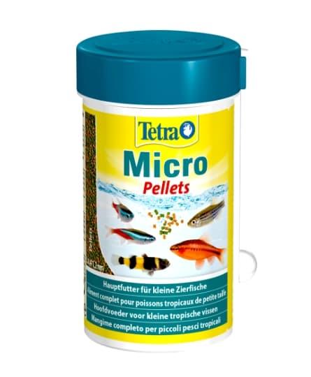 Корм для мелких декоративных рыб Tetra Micro Pellets 100 мл (46 гр) - фото 1 - id-p214094697