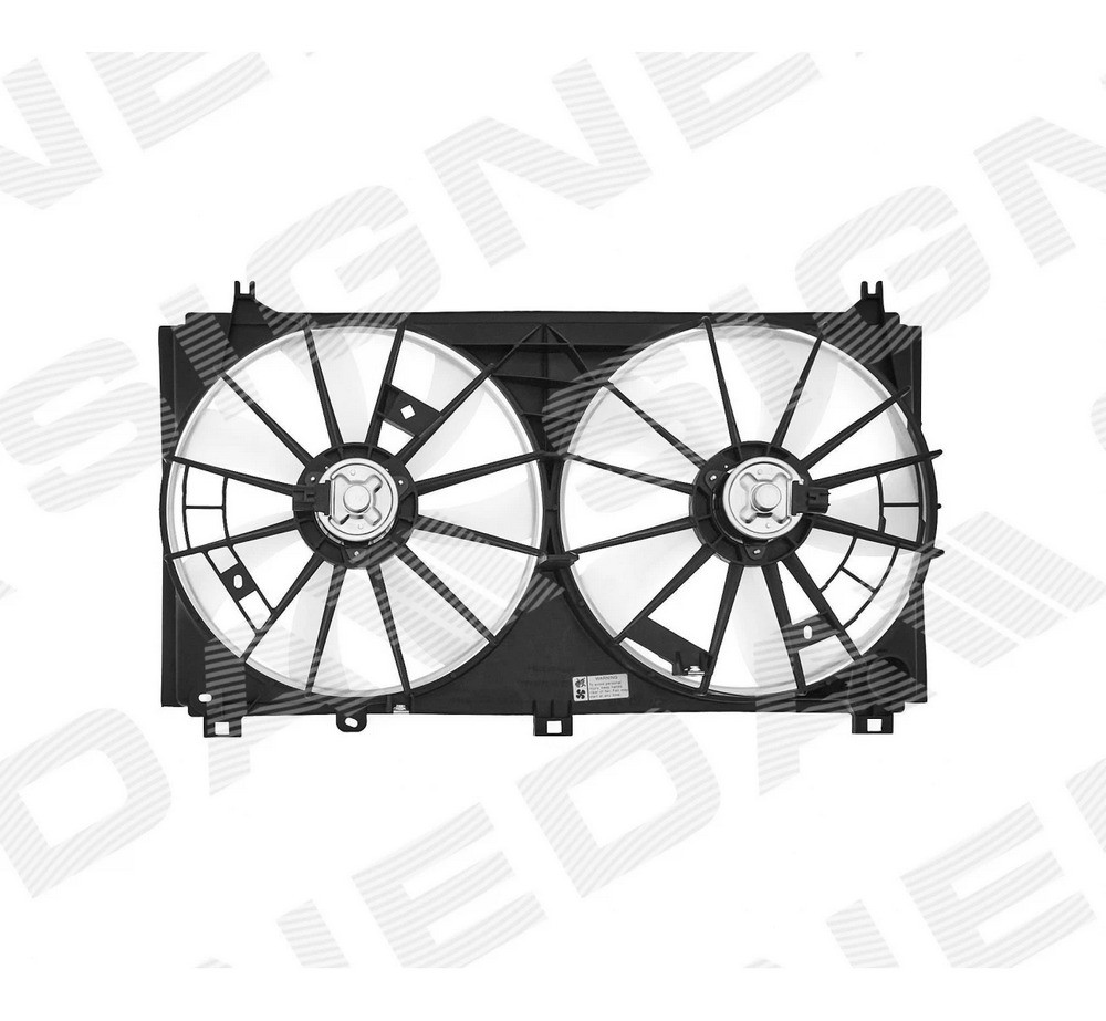 Диффузор радиатора и кондиционера для Lexus IS II - фото 5 - id-p213701183