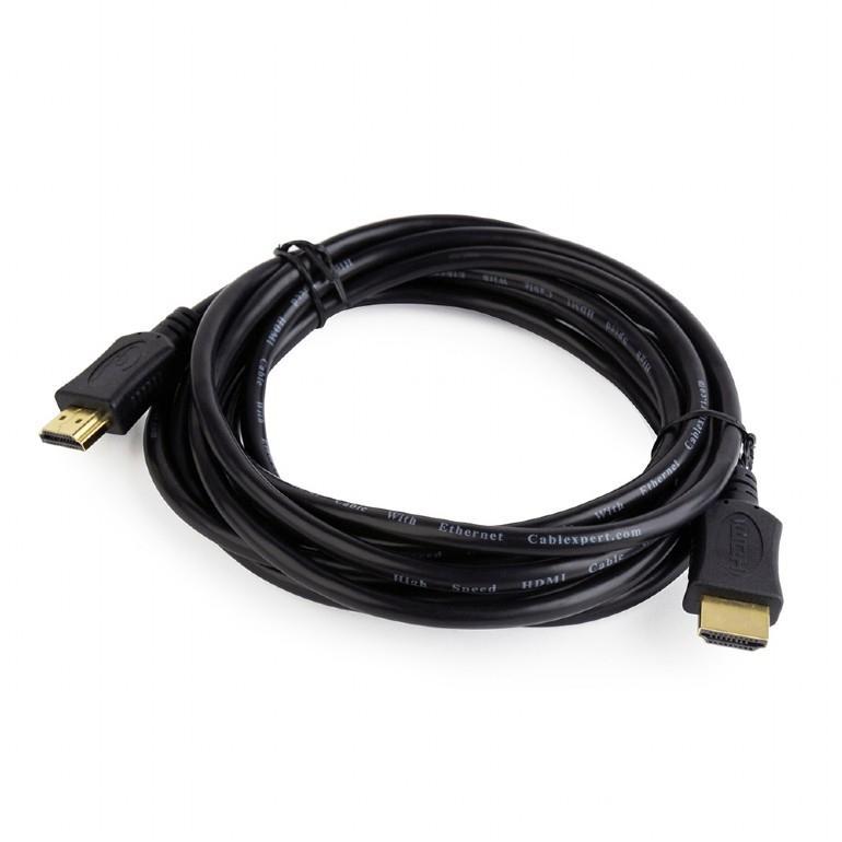 Bion Кабель HDMI v1.4, 19M/19M, 3D, 4K UHD, Ethernet, CCS, экран, позолоченные контакты, 4.5м, черный - фото 1 - id-p214206023