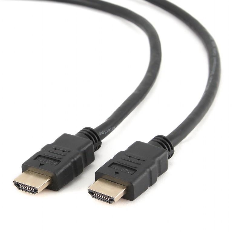 Bion Кабель HDMI v1.4, 19M/19M, 3D, 4K UHD, Ethernet, Cu, экран, позолоченные контакты, 1м, черный - фото 1 - id-p214206024