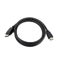 Bion Кабель DisplayPort - HDMI, 20M/19M, однонаправленный конвертор сигнала с DisplayPort в HDMI, 3м, черный