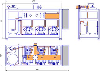 Холодильная Машина ХМ-(ПК)ВКВО. О10-30,3-3x DMZL 4YD- 4.2-K45.