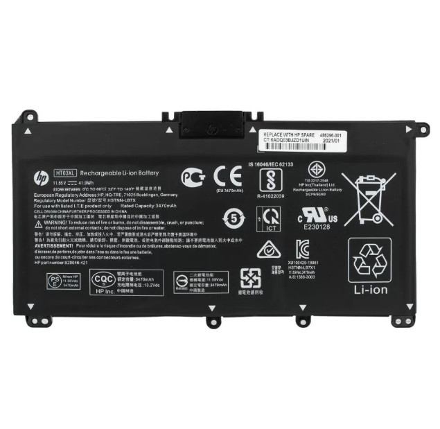 Оригинальная аккумуляторная батарея HT03XL для HP Pavilion 15-CS 15-CD 15-DA 17-CA