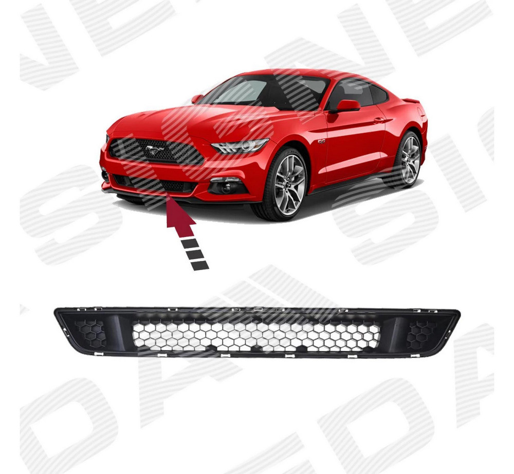 Решетка в бампер для Ford Mustang VI - фото 5 - id-p213696554