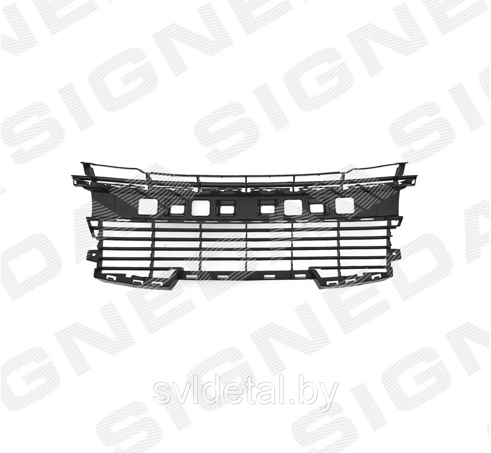 Решетка в бампер (центральная) для Peugeot 206+ (T3E) - фото 3 - id-p213708710