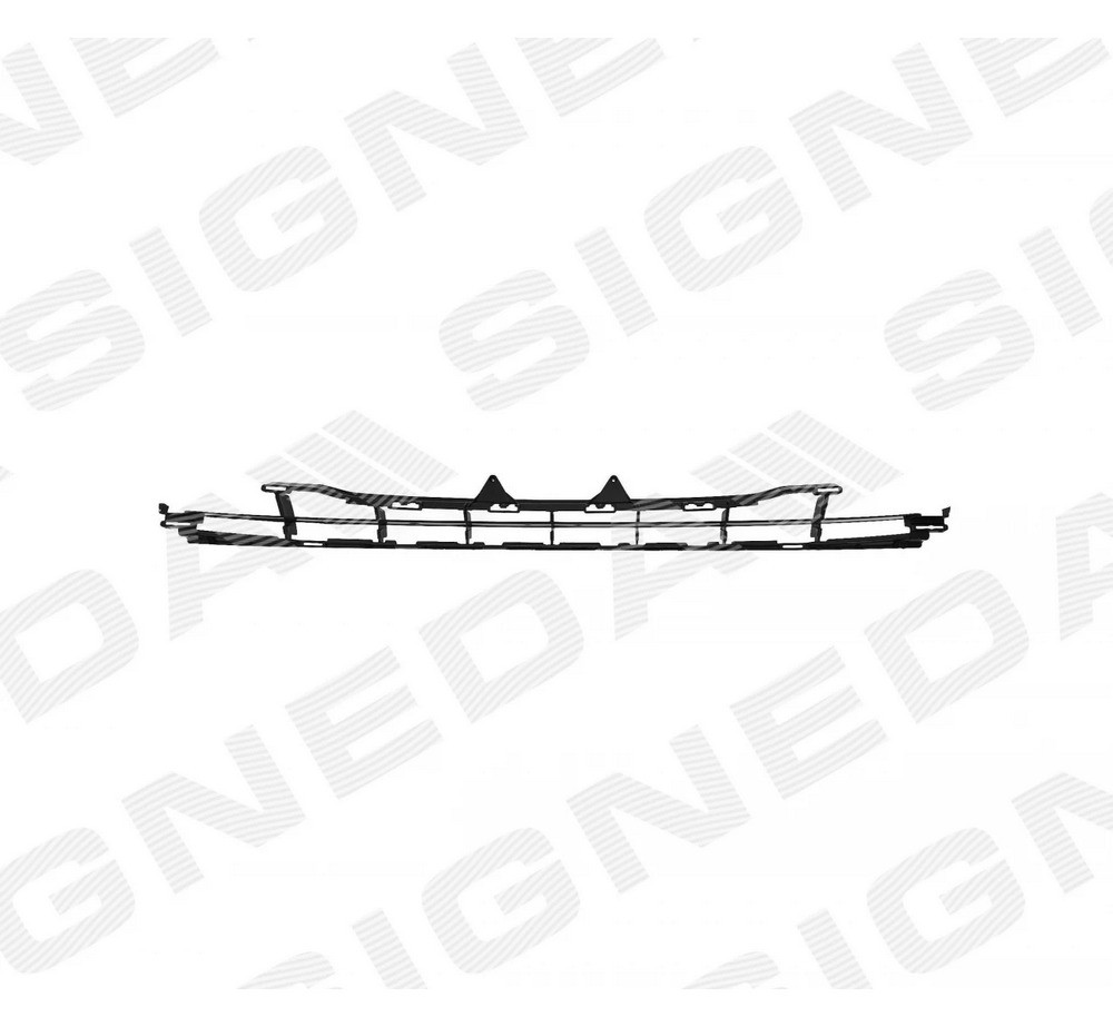 Решетка в бампер (центральная) для Peugeot 207 - фото 2 - id-p213708785