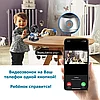 Беспроводная ip-камера наблюдения WiFi Wireless PTZ поворотная Видеоняня Робот, фото 3