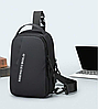 Сумка - рюкзак через плечо Shengtubolo с USB / Сумка слинг, фото 6