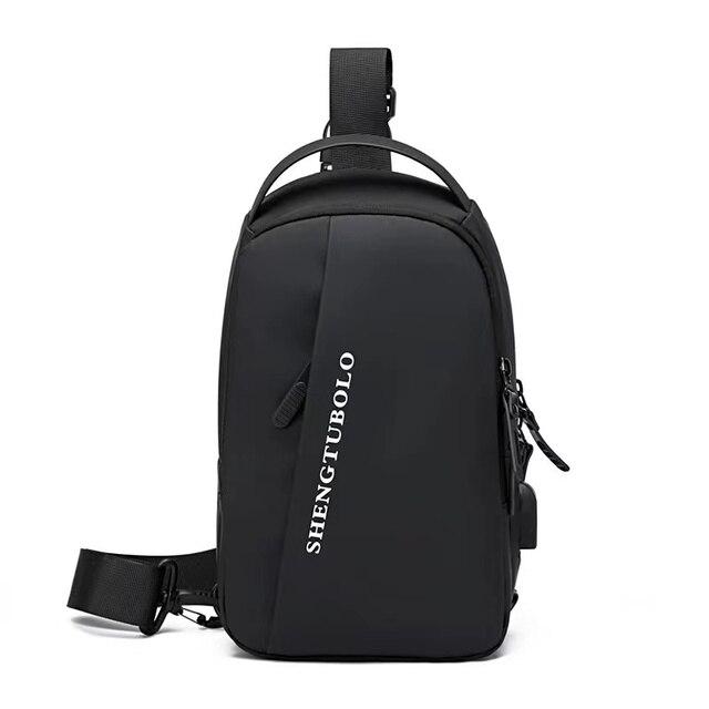Сумка - рюкзак через плечо Shengtubolo с USB / Сумка слинг - фото 4 - id-p214206425