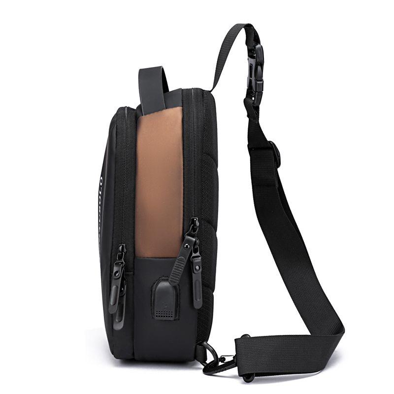 Сумка - рюкзак через плечо Shengtubolo с USB / Сумка слинг - фото 3 - id-p214206425