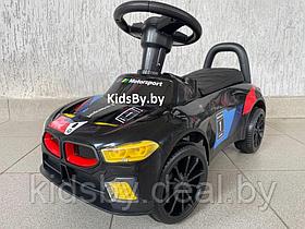 Детский толокар RiverToys F003FF (черный) BMW