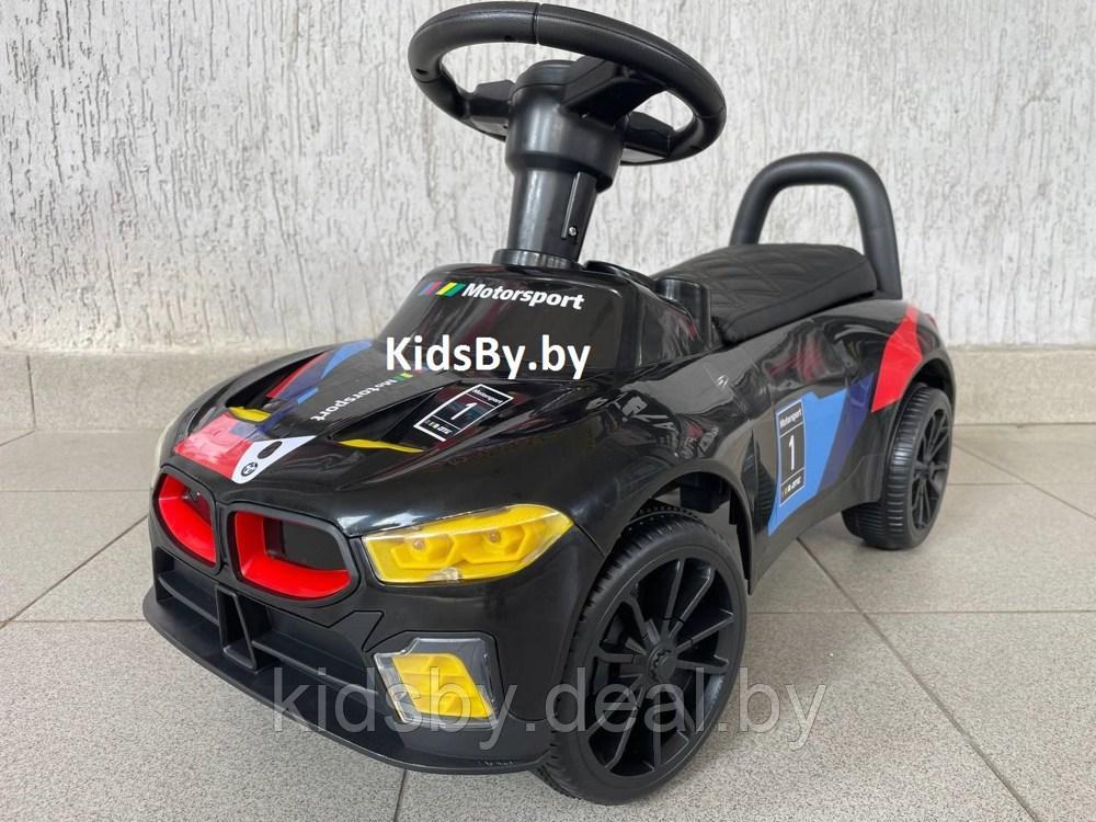 Детский толокар RiverToys F003FF (черный) BMW - фото 1 - id-p214206434