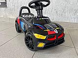 Детский толокар RiverToys F003FF (черный) BMW, фото 6