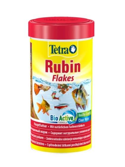 Корм для декоратиных рыб Tetra Rubin Flakes 1 л (200 гр) - фото 1 - id-p214094757