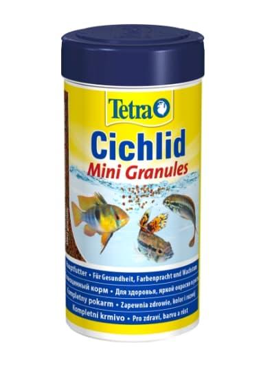 Корм для маленьких и карликовых цихлид Tetra Cichlid Mini Granules 250 мл (110 гр) - фото 1 - id-p214094759