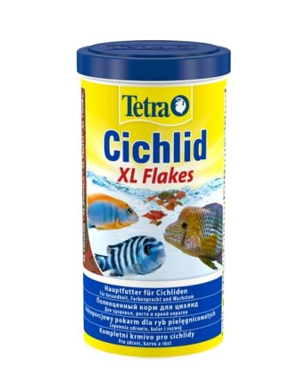 Корм для всех видов цихлид Tetra Cichlid XL Flakes 10 л (1.9 кг) - фото 1 - id-p214094761