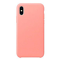 Бампер Silicone Case для iPhone X / Xs сочный персик