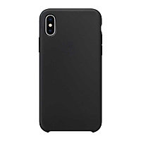 Бампер Silicone Case для iPhone Xs Max черный