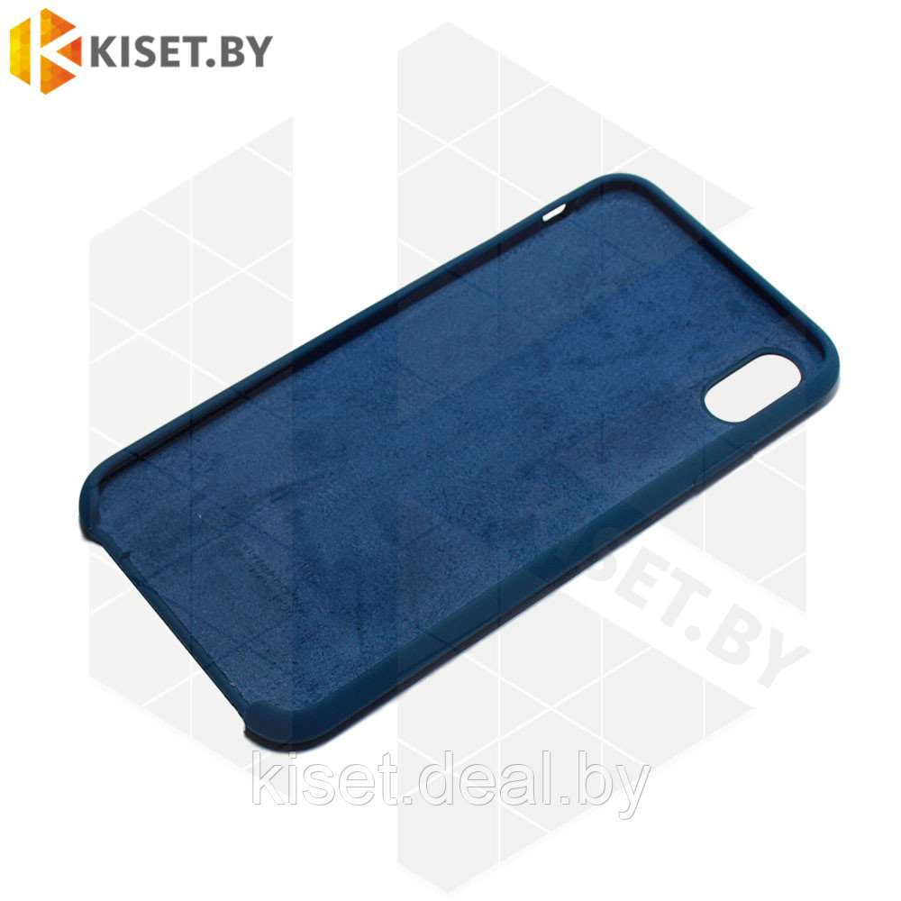 Бампер Silicone Case для iPhone Xs Max синий - фото 2 - id-p206087466