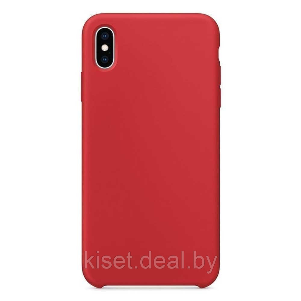 Бампер Silicone Case для iPhone Xs Max красный - фото 1 - id-p189972714