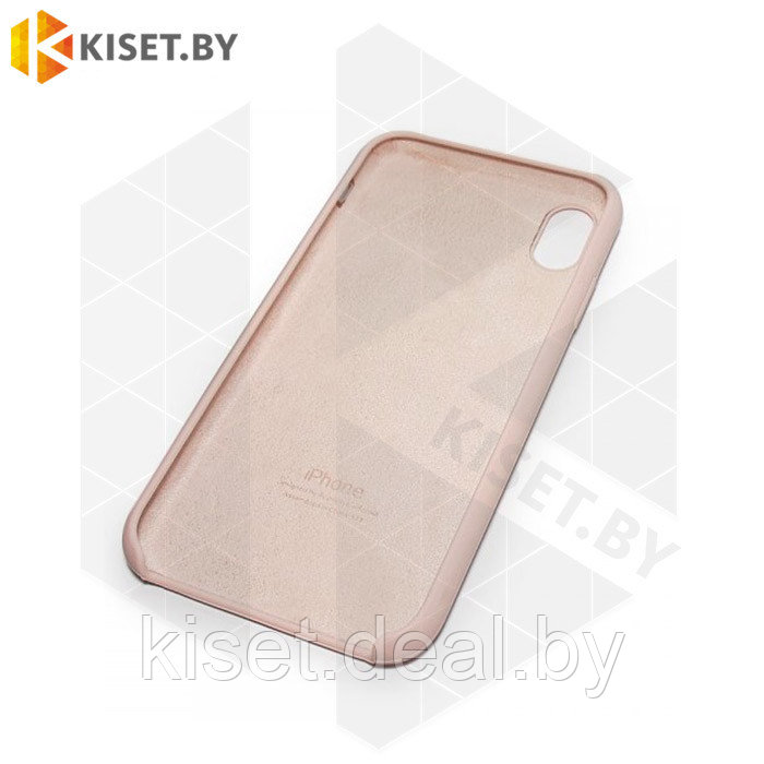 Бампер Silicone Case для iPhone Xs Max розовый песок - фото 2 - id-p189972716