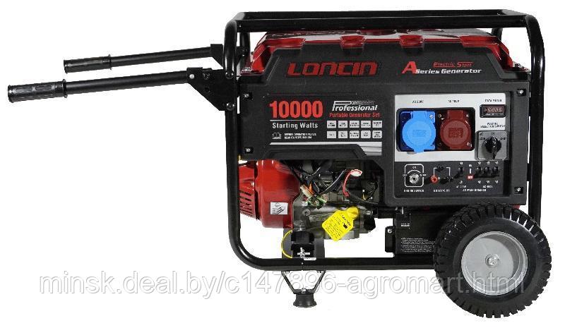 Генератор Loncin LC10000D-AS, 3-х фазный (с мощностью без ограничений при 1-но и 3-х фазном режиме) - фото 3 - id-p214206564