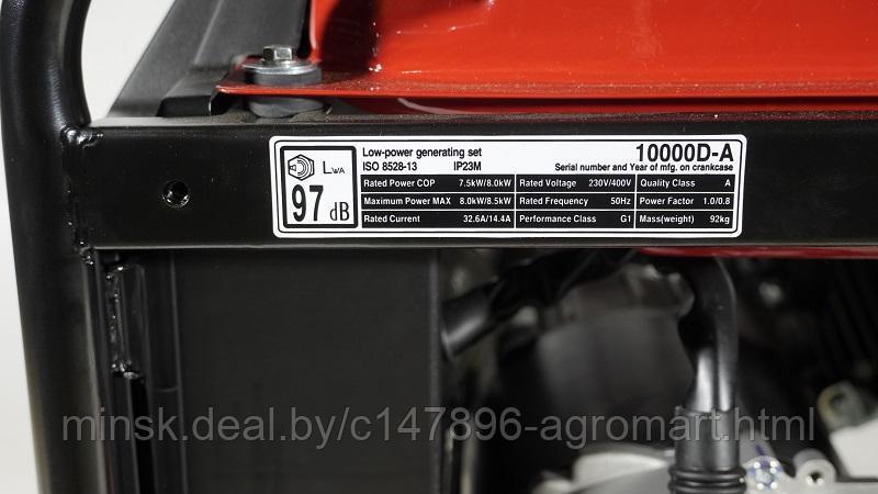 Генератор Loncin LC10000D-AS, 3-х фазный (с мощностью без ограничений при 1-но и 3-х фазном режиме) - фото 8 - id-p214206564