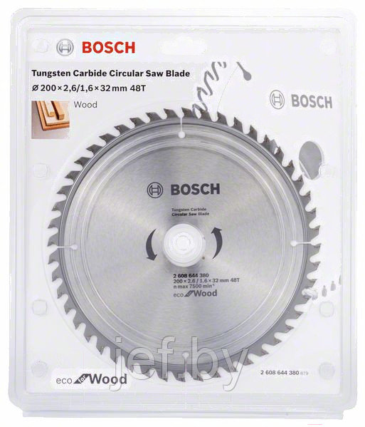 Диск пильный 200х32 мм 48 зубьев BOSCH 2608644380