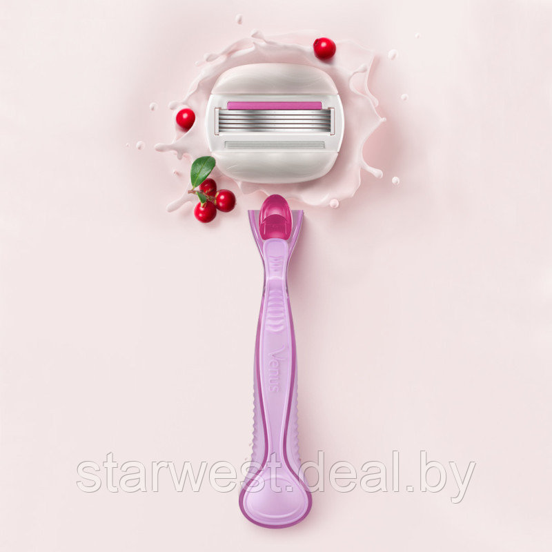 Gillette Venus Olay Comfortglide с 2 кассетами Бритва / Станок для бритья женский - фото 8 - id-p174182194