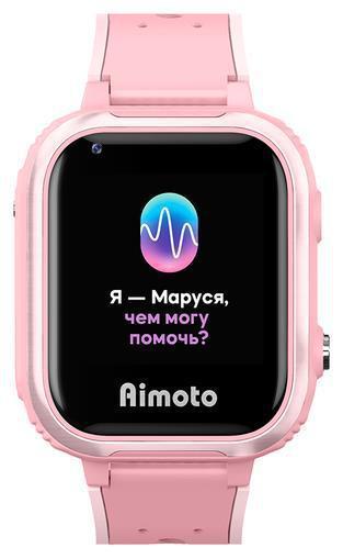 Детские умные смарт часы-телефон для девочки AIMOTO IQ 4G с голосовым помощником Маруся камерой GPS - фото 3 - id-p214210859