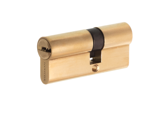 Цилиндровый механизм C40X30DC PB золото, арт.060050300 LOCKSTYLE (ЛОКСТАЙЛ), материал- латунь