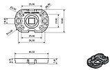 Ручки дверные SYSTEM PERIDOT OV CR хром, фото 2