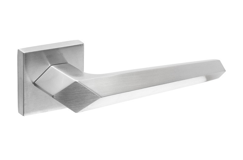 Ручки дверные CEBI SATA SQ цвет MP19 (матовый хром)