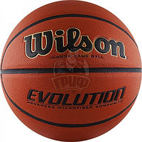 Мяч баскетбольный игровой Wilson Evolution Indoor №7 (арт. WTB0516XBEMEA)