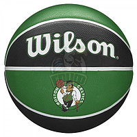 Мяч баскетбольный тренировочный Wilson NBA Team Tribute Boston Celtics Outdoor №7 (арт. WTB1300XBBOS)
