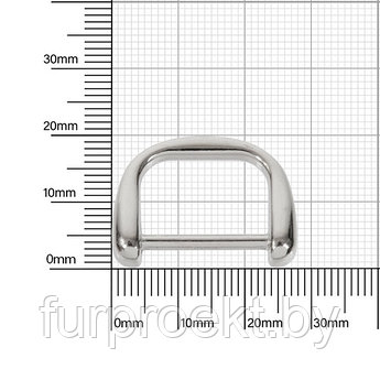 Полукольцо К 2720 20мм (1450) никель роллинг
