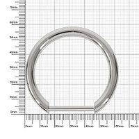 Полукольцо D 2572 30мм никель полир