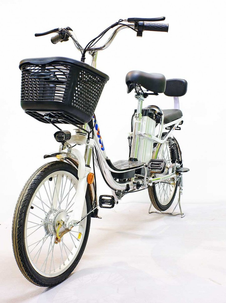 Электровелосипед GreenCamel Транк-20 V2 серебристый - фото 6 - id-p214213196