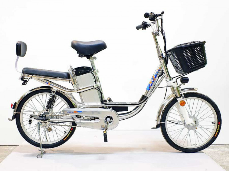 Электровелосипед GreenCamel Транк-2 V2 серебристый - фото 6 - id-p214213197