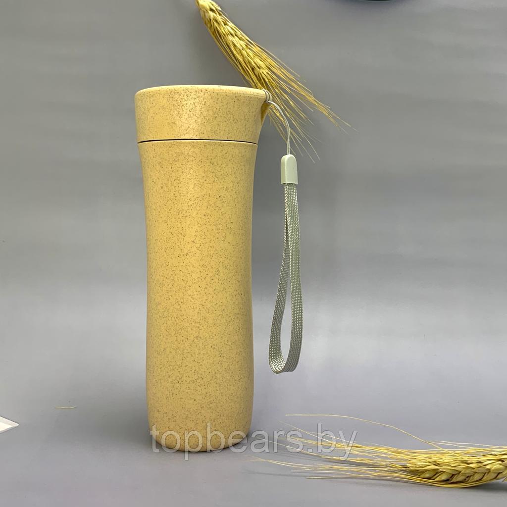 Бутылка для воды (кружка) BIO AQUA из пшеничного волокна, 300 мл - фото 5 - id-p214214650