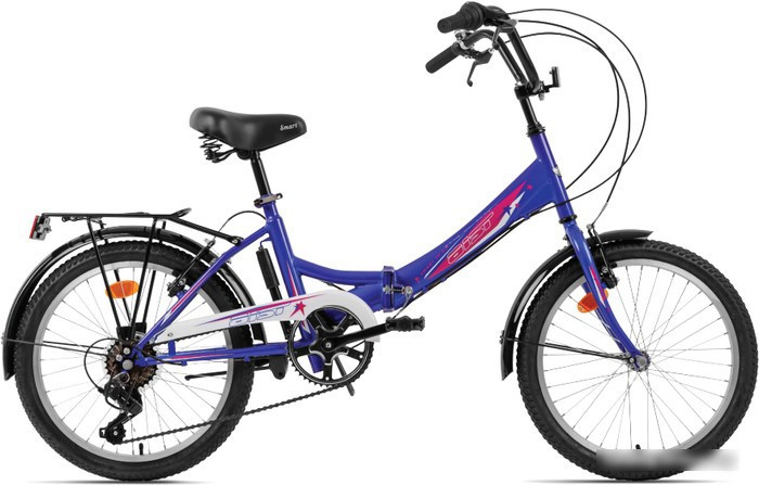 Велосипед AIST Smart 20 2.0 2022 (синий) - фото 1 - id-p210499812