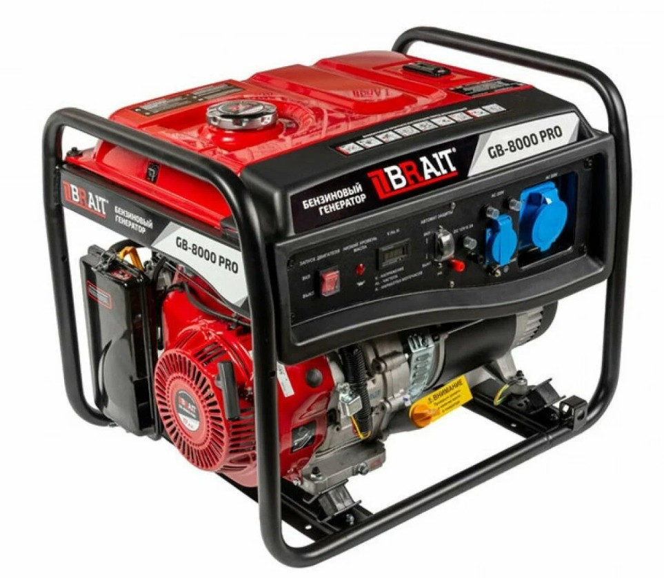 Бензиновый генератор Brait GB-8000 Pro - фото 1 - id-p214213507