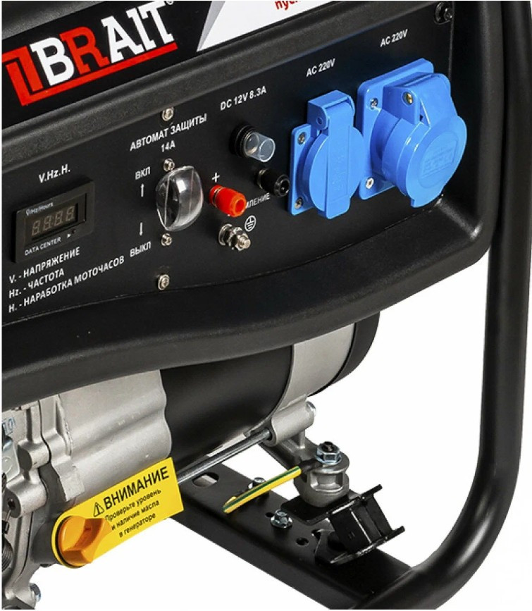 Бензиновый генератор Brait GB-4000S Pro - фото 3 - id-p214213512