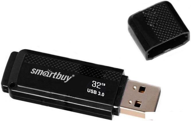 USB Flash Smart Buy Dock USB 3.0 32GB Black (SB32GBDK-K3) - фото 3 - id-p208736187